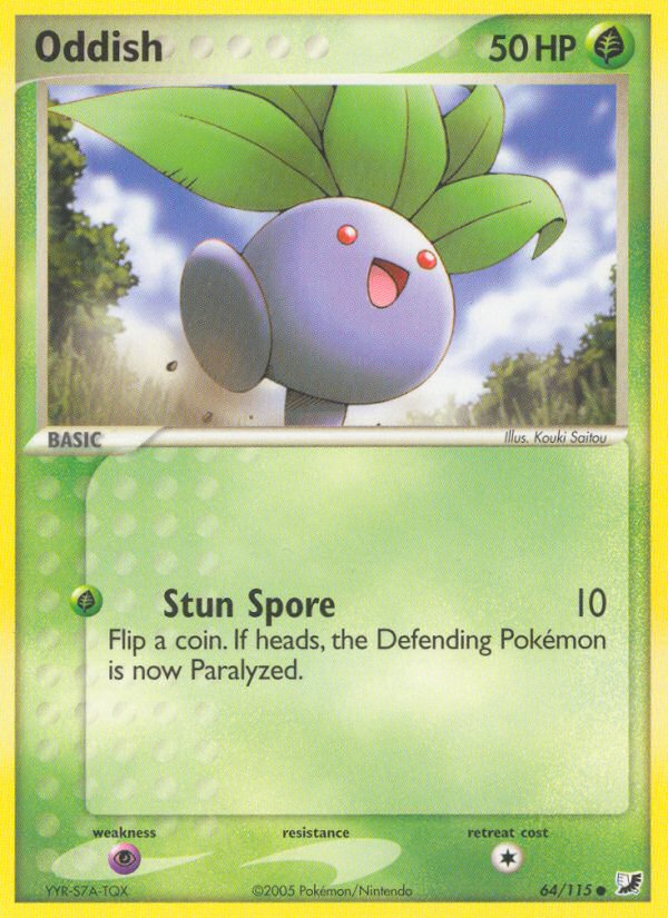 Oddish (64/115) [EX: Unseen Forces] | Gamers Paradise