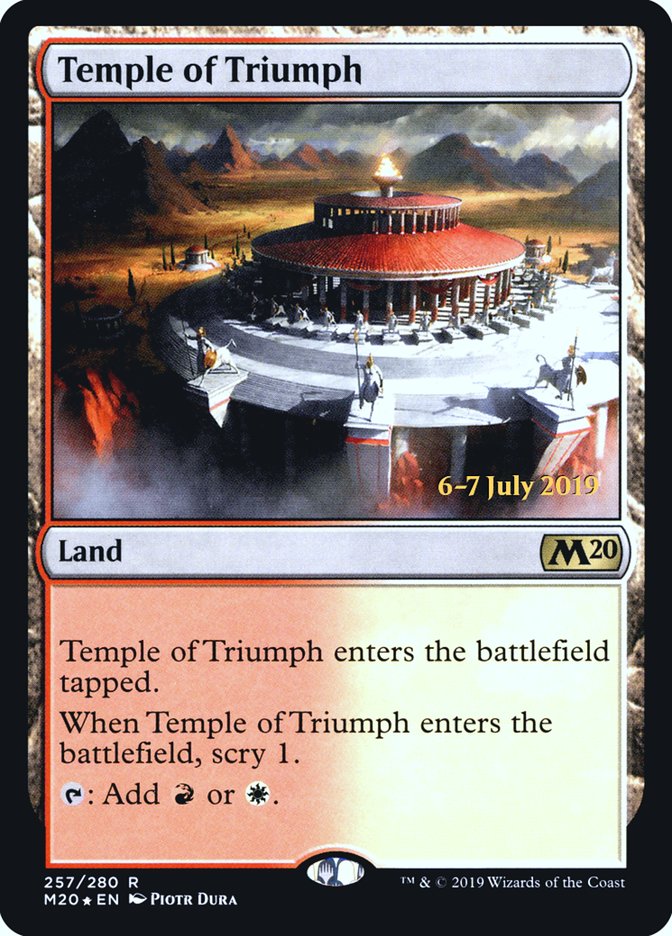 Temple of Triumph [Core Set 2020 Prerelease Promos] | Gamers Paradise