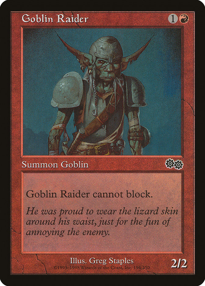 Goblin Raider [Urza's Saga] | Gamers Paradise