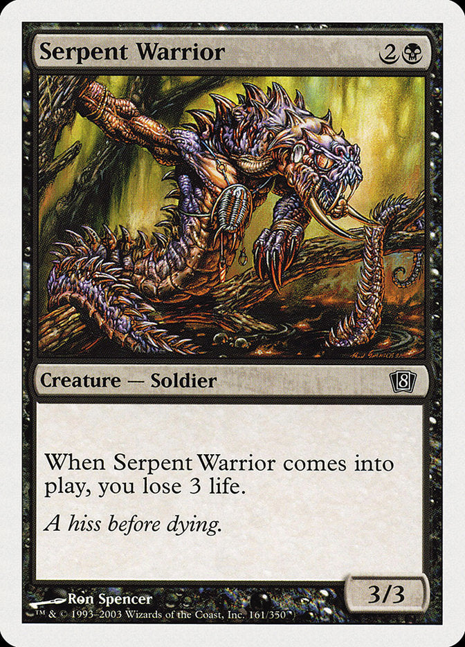 Serpent Warrior [Eighth Edition] | Gamers Paradise