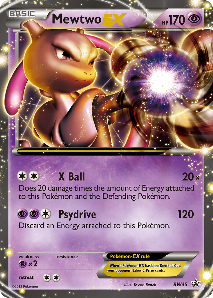 Mewtwo EX (BW45) [Black & White: Black Star Promos] | Gamers Paradise