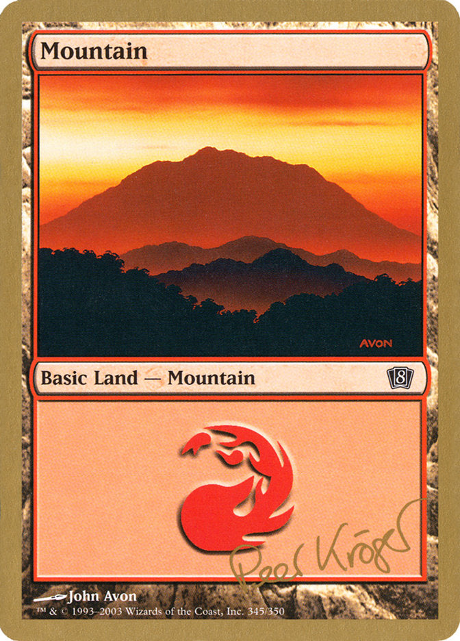 Mountain (pk345) (Peer Kroger) [World Championship Decks 2003] | Gamers Paradise