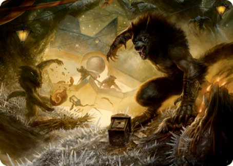 Storm the Festival Art Card [Innistrad: Midnight Hunt Art Series] | Gamers Paradise