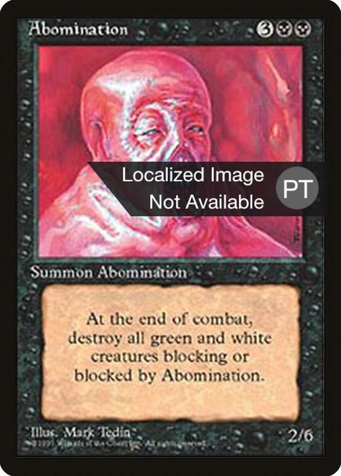 Abomination [Fourth Edition (Foreign Black Border)] | Gamers Paradise