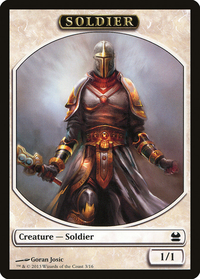 Soldier Token [Modern Masters Tokens] | Gamers Paradise