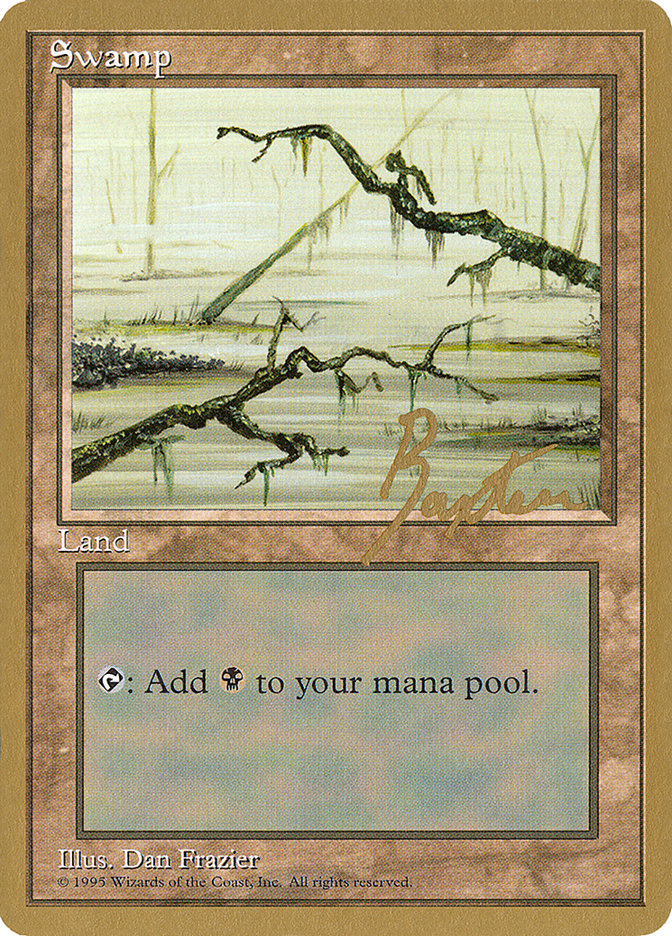 Swamp (gb371) (George Baxter) [Pro Tour Collector Set] | Gamers Paradise