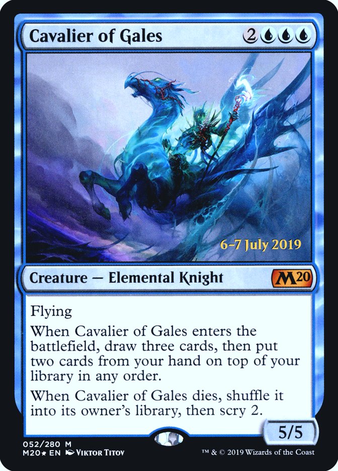 Cavalier of Gales [Core Set 2020 Prerelease Promos] | Gamers Paradise