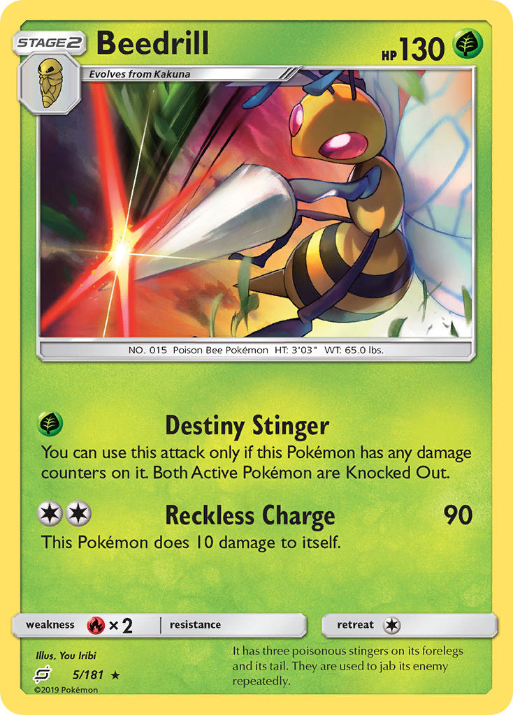 Beedrill (5/181) [Sun & Moon: Team Up] | Gamers Paradise