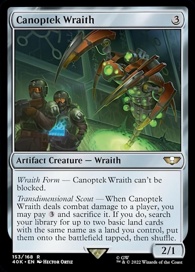 Canoptek Wraith (Surge Foil) [Universes Beyond: Warhammer 40,000] | Gamers Paradise