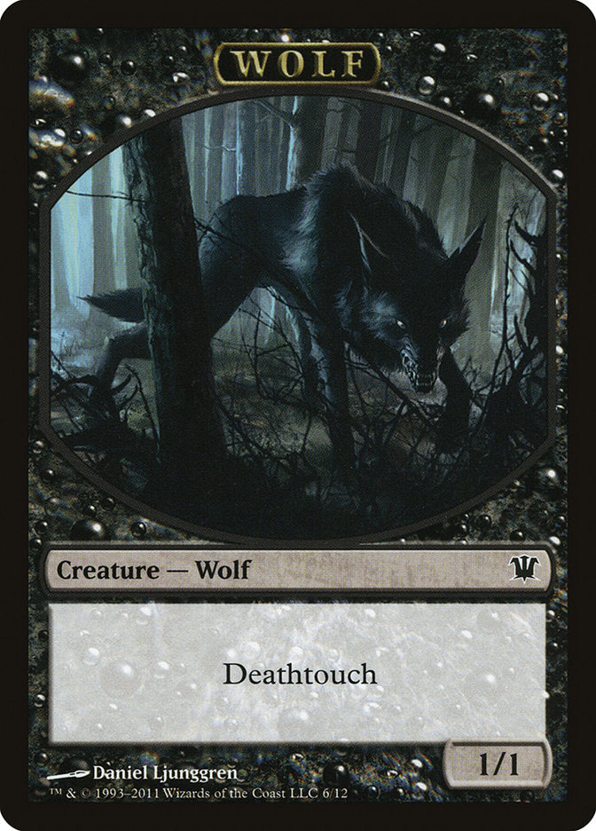 Wolf Token (6/12) [Innistrad Tokens] | Gamers Paradise