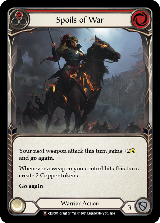 Spoils of War [U-CRU084-RF] Unlimited Rainbow Foil | Gamers Paradise