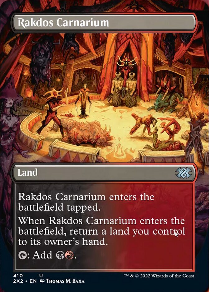 Rakdos Carnarium (Borderless Alternate Art) [Double Masters 2022] | Gamers Paradise