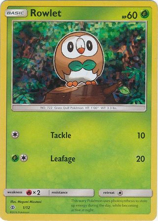 Rowlet (1/12) [McDonald's Promos: 2017 Collection] | Gamers Paradise