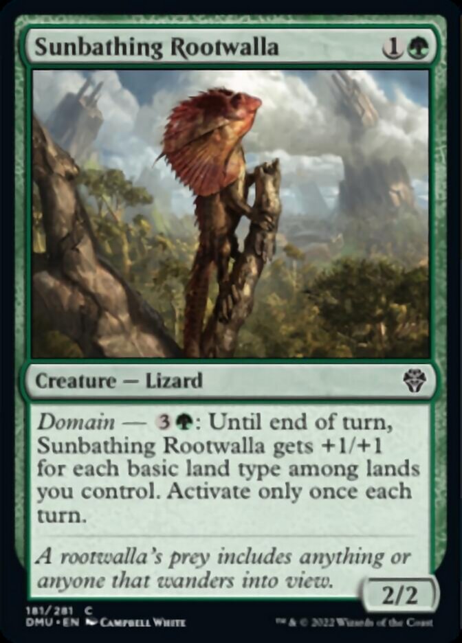 Sunbathing Rootwalla [Dominaria United] | Gamers Paradise