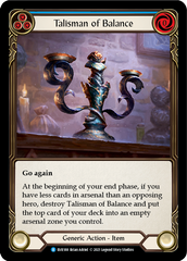 Talisman of Balance [EVR188] (Everfest)  1st Edition Cold Foil | Gamers Paradise