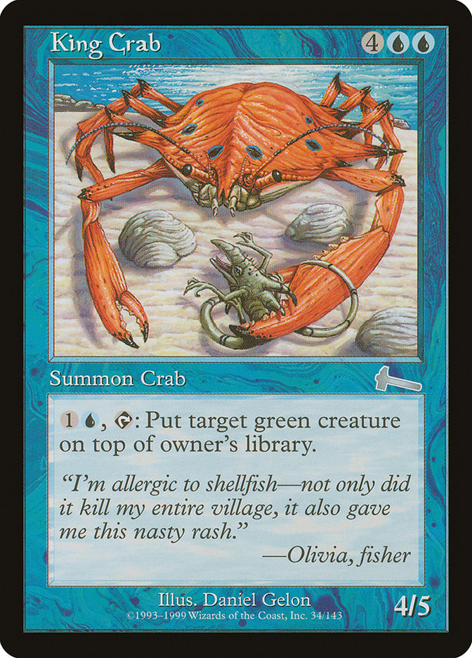 King Crab [Urza's Legacy] | Gamers Paradise