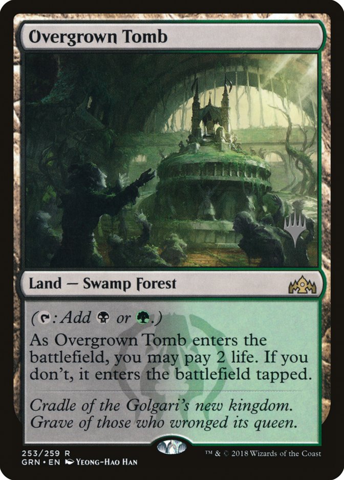 Overgrown Tomb (Promo Pack) [Guilds of Ravnica Promos] | Gamers Paradise