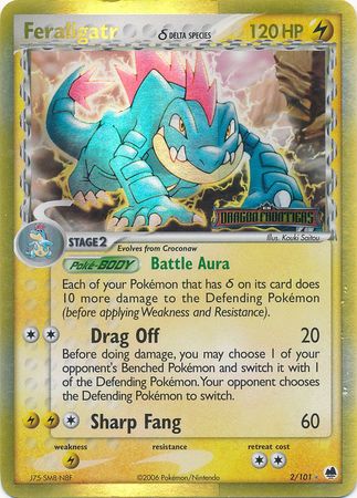 Feraligatr (2/101) (Delta Species) (Stamped) [EX: Dragon Frontiers] | Gamers Paradise