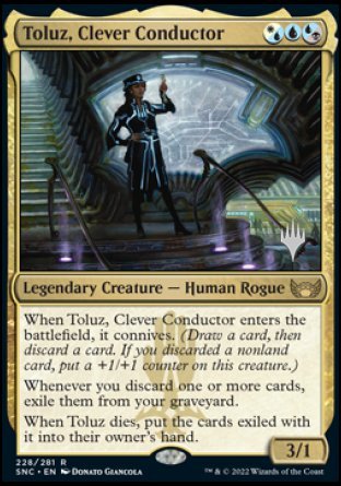 Toluz, Clever Conductor (Promo Pack) [Streets of New Capenna Promos] | Gamers Paradise