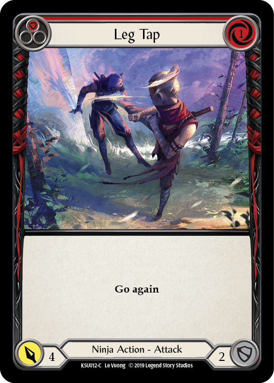 Leg Tap (Red) [KSU012-C] 1st Edition Normal | Gamers Paradise