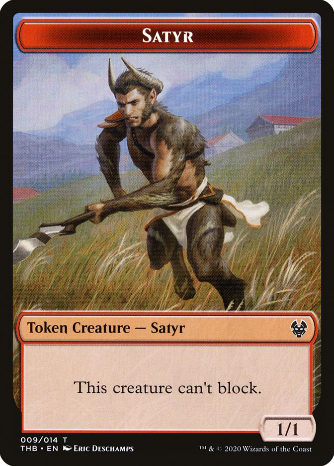 Satyr Token [Theros Beyond Death Tokens] | Gamers Paradise
