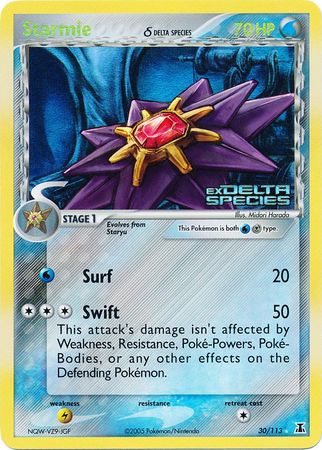 Starmie (30/113) (Delta Species) (Stamped) [EX: Delta Species] | Gamers Paradise