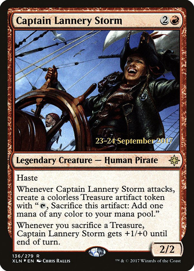 Captain Lannery Storm [Ixalan Prerelease Promos] | Gamers Paradise