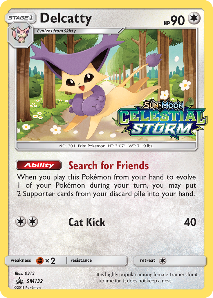 Delcatty (SM132) [Sun & Moon: Black Star Promos] | Gamers Paradise