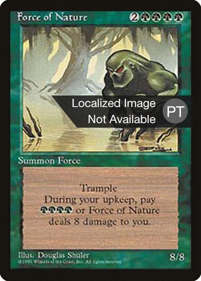 Force of Nature [Fourth Edition (Foreign Black Border)] | Gamers Paradise