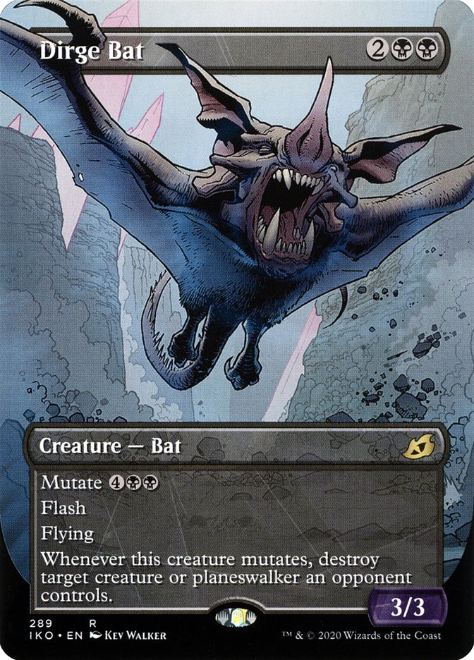 Dirge Bat (Showcase) [Ikoria: Lair of Behemoths] | Gamers Paradise