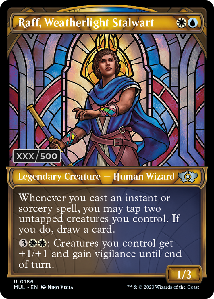 Raff, Weatherlight Stalwart (Serialized) [Multiverse Legends] | Gamers Paradise