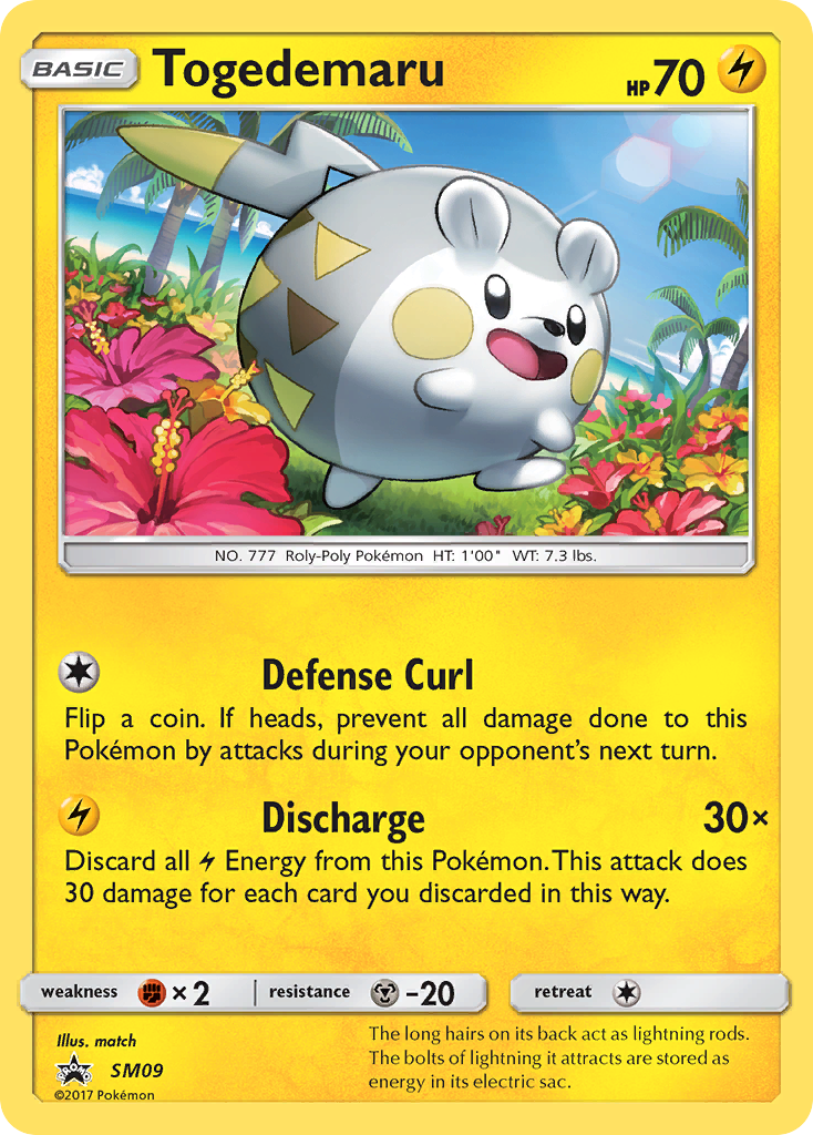 Togedemaru (SM09) [Sun & Moon: Black Star Promos] | Gamers Paradise