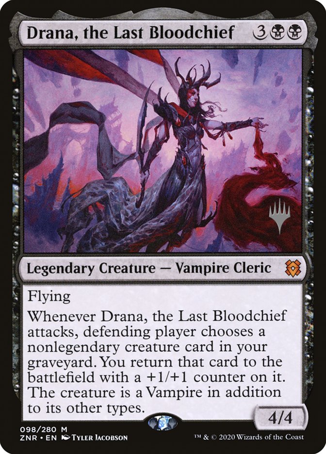 Drana, the Last Bloodchief (Promo Pack) [Zendikar Rising Promos] | Gamers Paradise