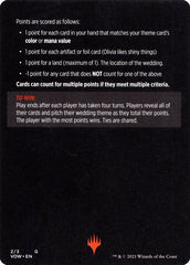 Vampire Wedding Planner (Magic Minigame) [Innistrad: Crimson Vow Minigame] | Gamers Paradise