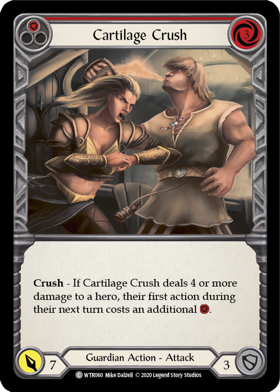 Cartilage Crush (Red) [U-WTR060] (Welcome to Rathe Unlimited)  Unlimited Rainbow Foil | Gamers Paradise