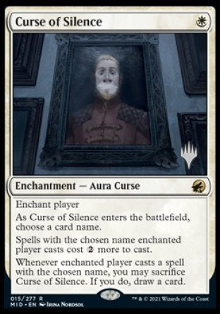 Curse of Silence (Promo Pack) [Innistrad: Midnight Hunt Promos] | Gamers Paradise