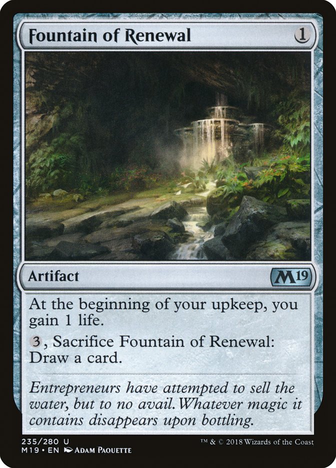 Fountain of Renewal [Core Set 2019] | Gamers Paradise