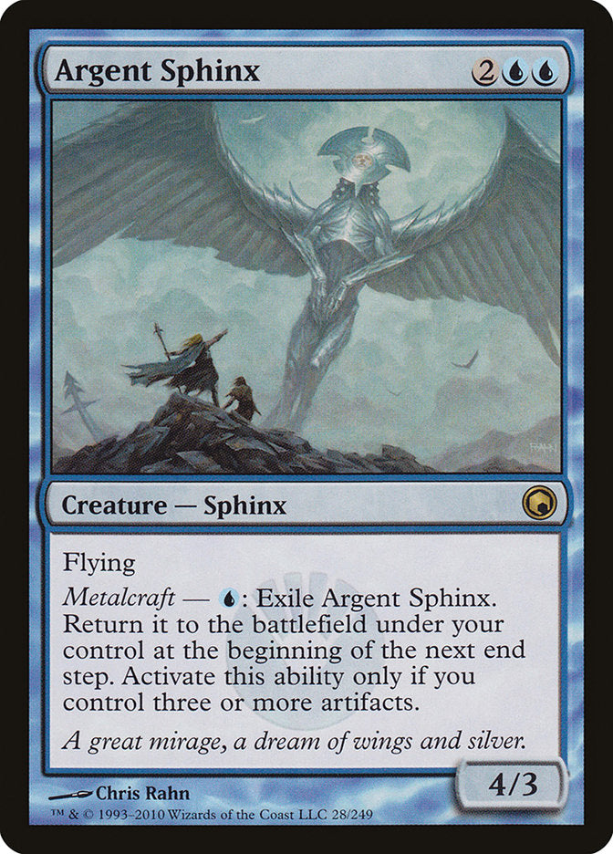 Argent Sphinx [Scars of Mirrodin] | Gamers Paradise