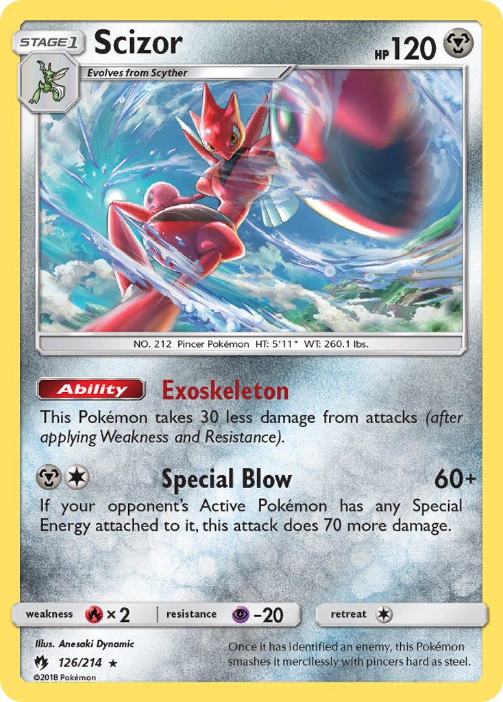 Scizor (126/214) [Sun & Moon: Lost Thunder] | Gamers Paradise