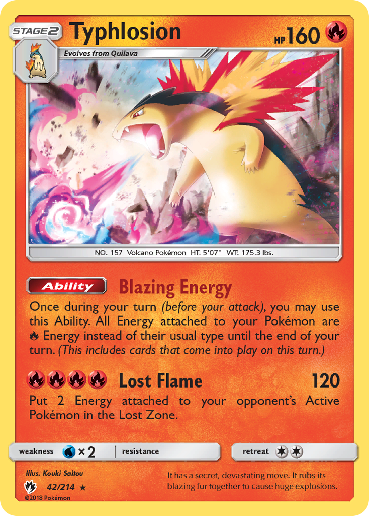 Typhlosion (42/214) [Sun & Moon: Lost Thunder] | Gamers Paradise