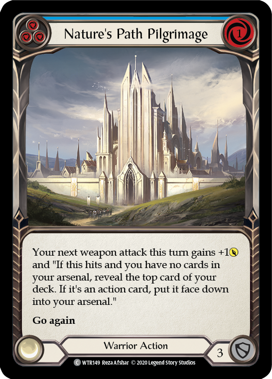 Nature's Path Pilgrimage (Blue) [U-WTR149] (Welcome to Rathe Unlimited)  Unlimited Normal | Gamers Paradise