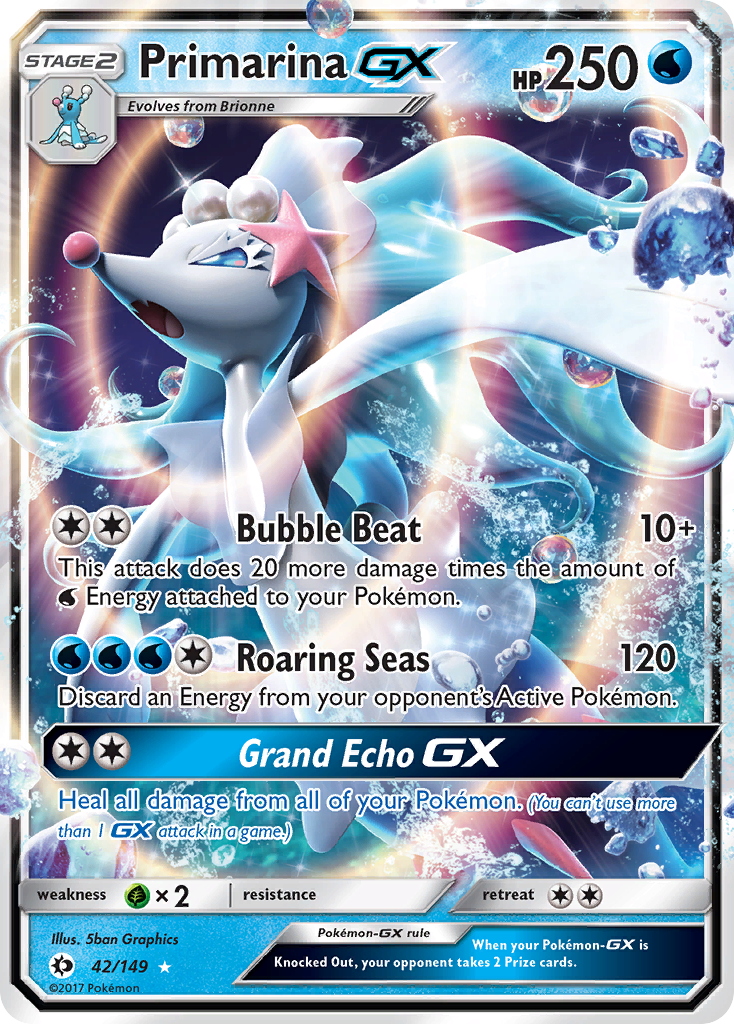 Primarina GX (42/149) [Sun & Moon: Base Set] | Gamers Paradise