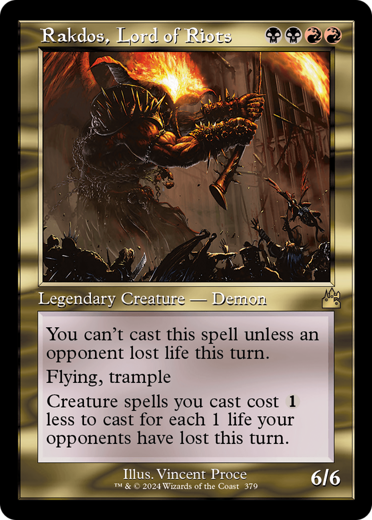 Rakdos, Lord of Riots (Retro Frame) [Ravnica Remastered] | Gamers Paradise