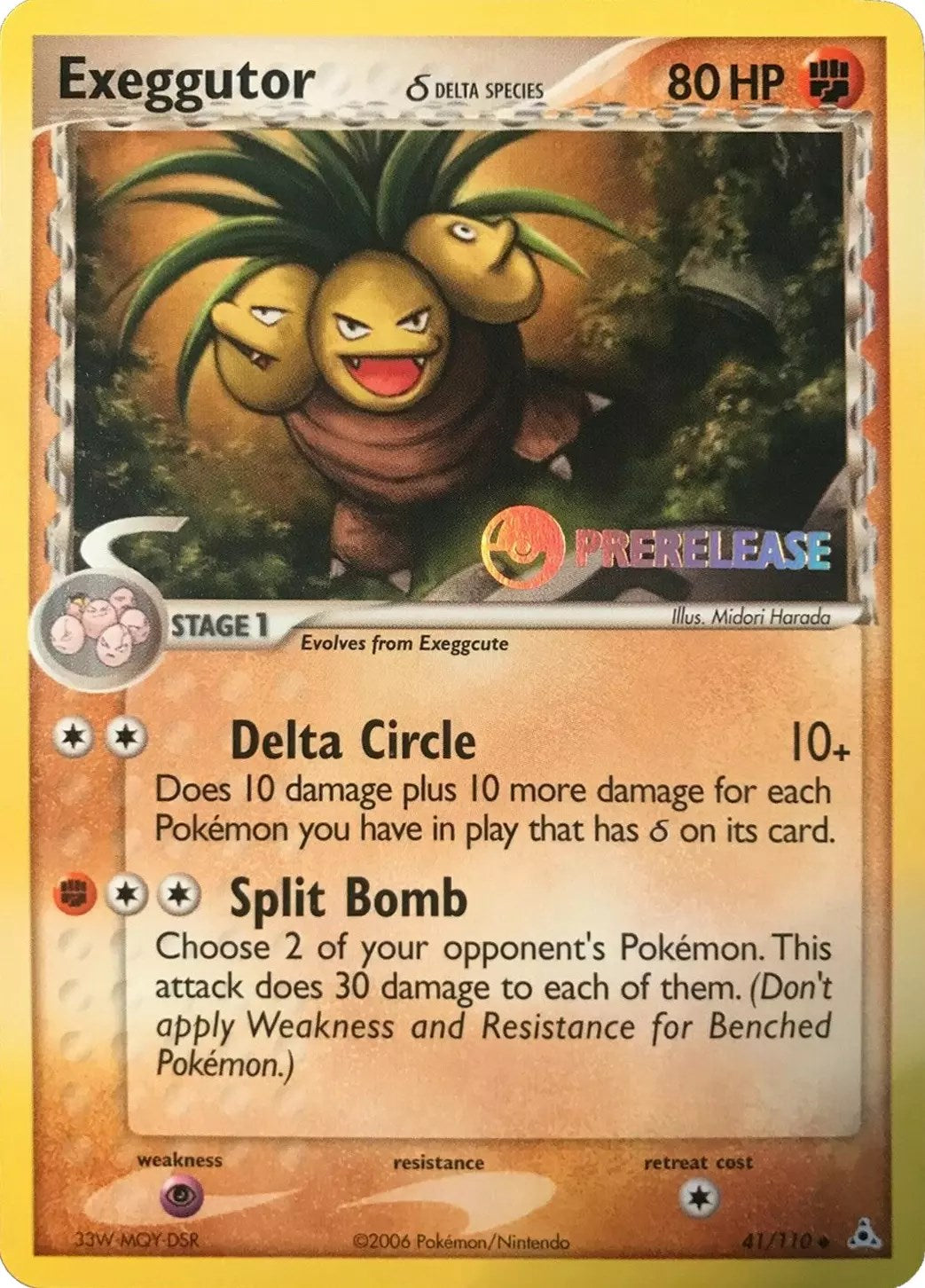 Exeggutor (41/110) (Prerelease) [EX: Holon Phantoms] | Gamers Paradise