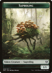 Beast // Saproling Double-Sided Token [Zendikar Rising Commander Tokens] | Gamers Paradise