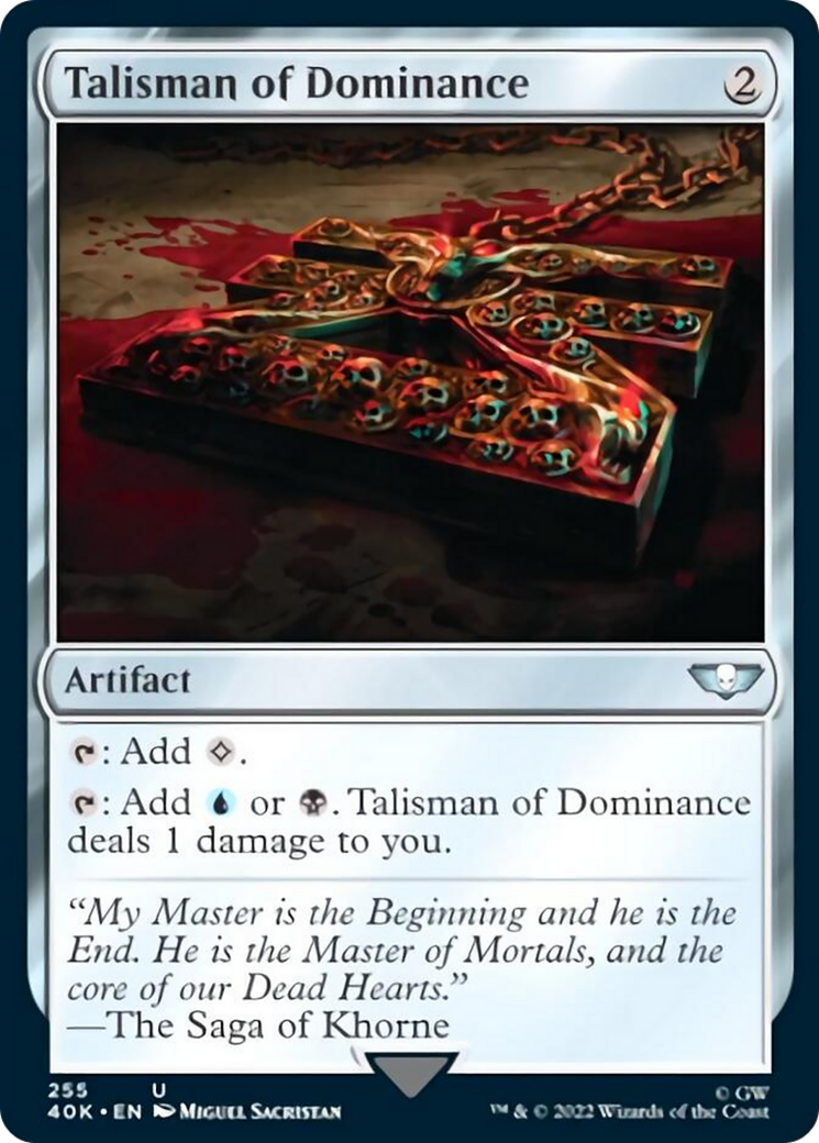 Talisman of Dominance (255) (Surge Foil) [Universes Beyond: Warhammer 40,000] | Gamers Paradise