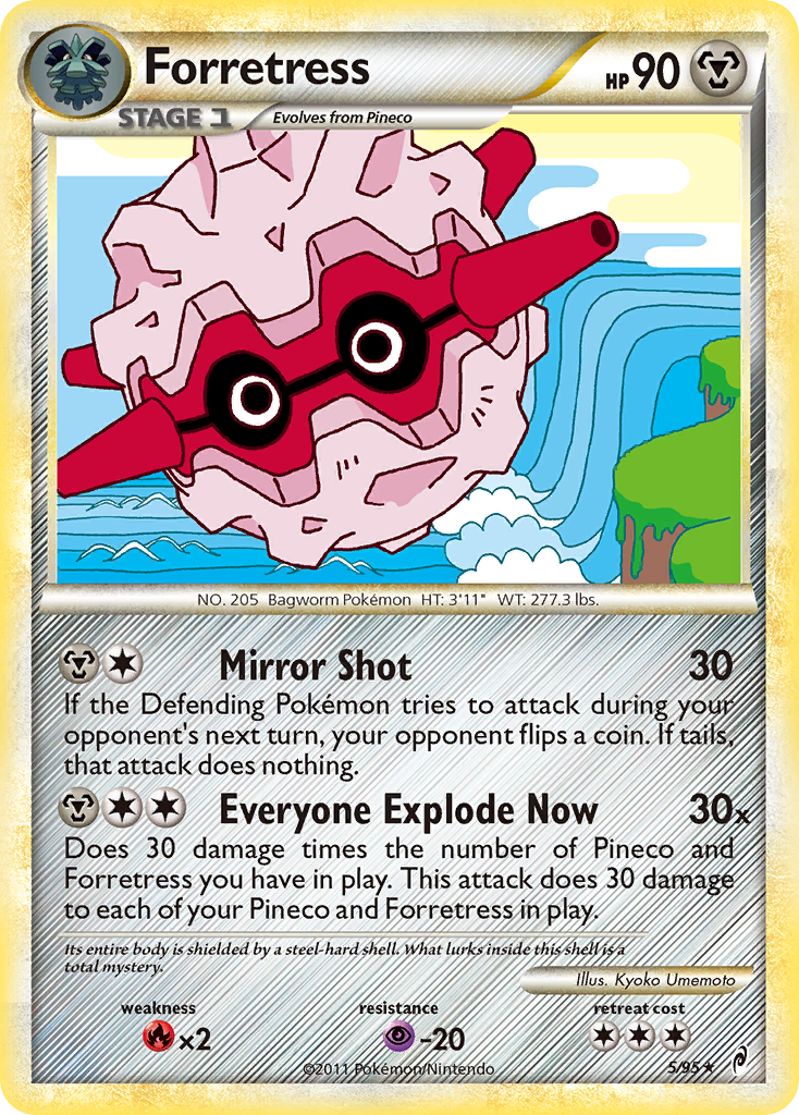 Forretress (5/95) [HeartGold & SoulSilver: Call of Legends] | Gamers Paradise