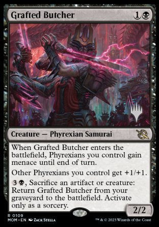 Grafted Butcher (Promo Pack) [March of the Machine Promos] | Gamers Paradise