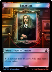 Soldier // Treasure (0060) Double-Sided Token (Surge Foil) [Doctor Who Tokens] | Gamers Paradise