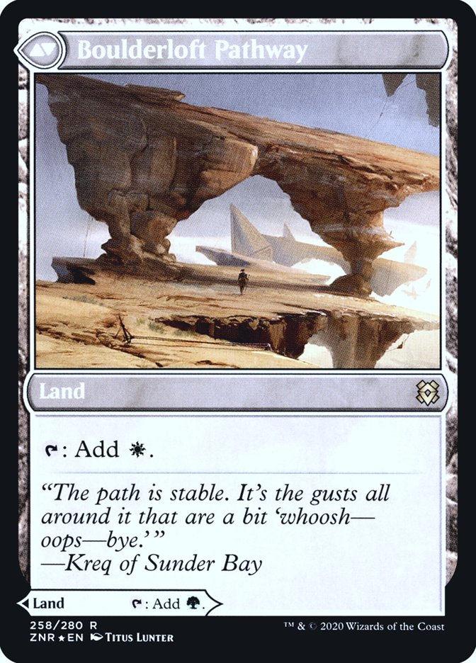 Branchloft Pathway // Boulderloft Pathway [Zendikar Rising Prerelease Promos] | Gamers Paradise